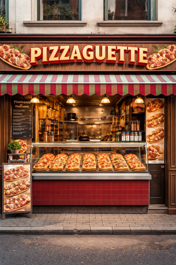 Pizzaguette Laden (Symbolbild)